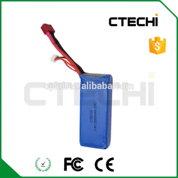 RC drone helicopter 20c 25c 30c7.4v 2000mah lipo battery li ion battery pack
