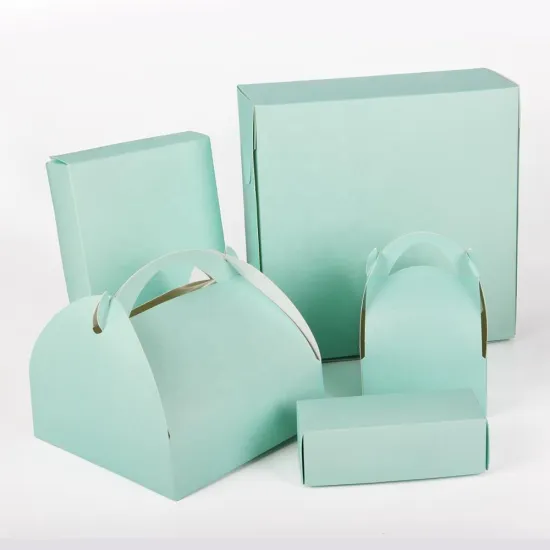 Custom Green Disposables: Paper Sweet & Dessert Packaging, Cardboard Cake Boxes, Birthday Cakes, Pizza Boxes Series