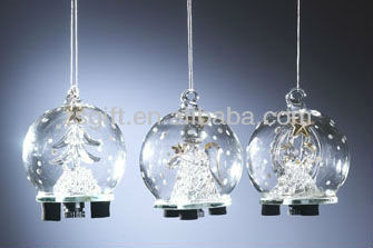 brilliant handicrafts glass ball christmas led light inside