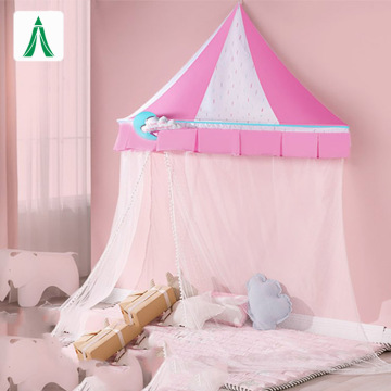 Kids Pink Hanging Bed Canopy Reading Tent