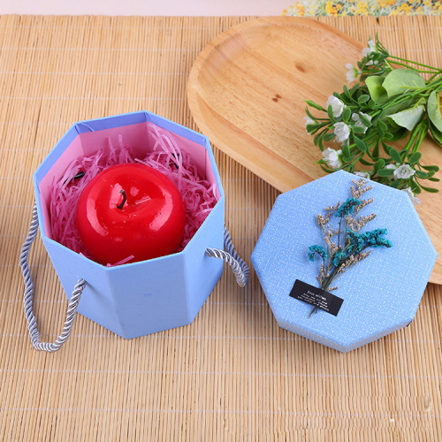 Wholesale Present Paper Octagon Box with Handle