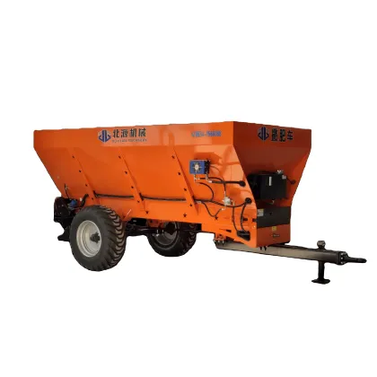 Tractor Trailer Fertilizer Spreader for 80-120 HP Tractors