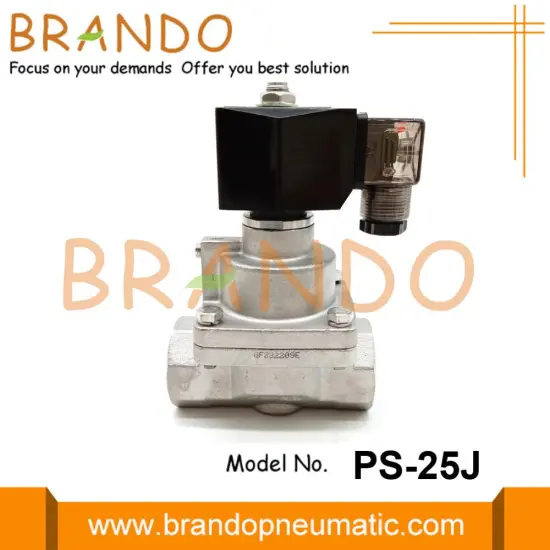 1'' Stainless Steel Steam Electric Solenoid Valve 24VDC