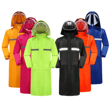 Professional Polar Everest Waterproof Raincoat with Hood: A Durable and Reflective Safety Work Suit for All-Weather Protection
