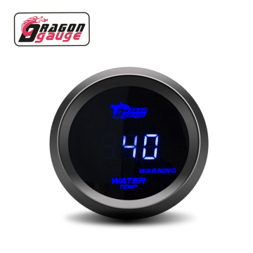 Blue Digital Water Temp Gauge 52mm - 40-120°C with Sensor