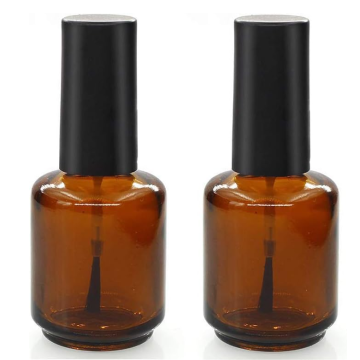 Leere Nagellackflaschen Bernstein 15 ml