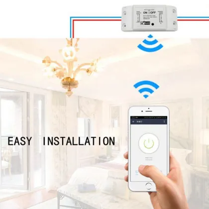 Wireless Remote Control Smart Light Switch for Alexa and Google Home