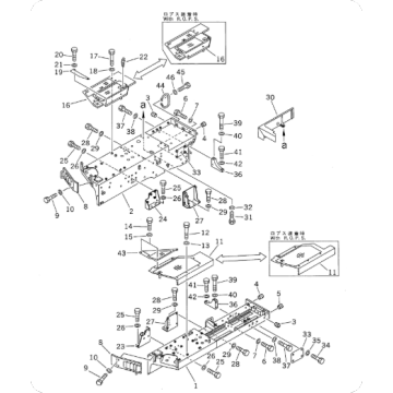 Bulldozer D85A-21 FENDER 154-54-41741