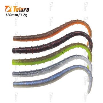 10pcs / sac Senko Bass de basse en plastique souple - TPE Lat à ver de coulures PVC flottant TPE