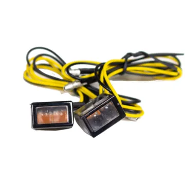 Amber motorcycle universal turn signal light, high brightness scooter LED turn signal light