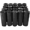 Black Plastic Trash Garbage Bin Liner Bags on Roll