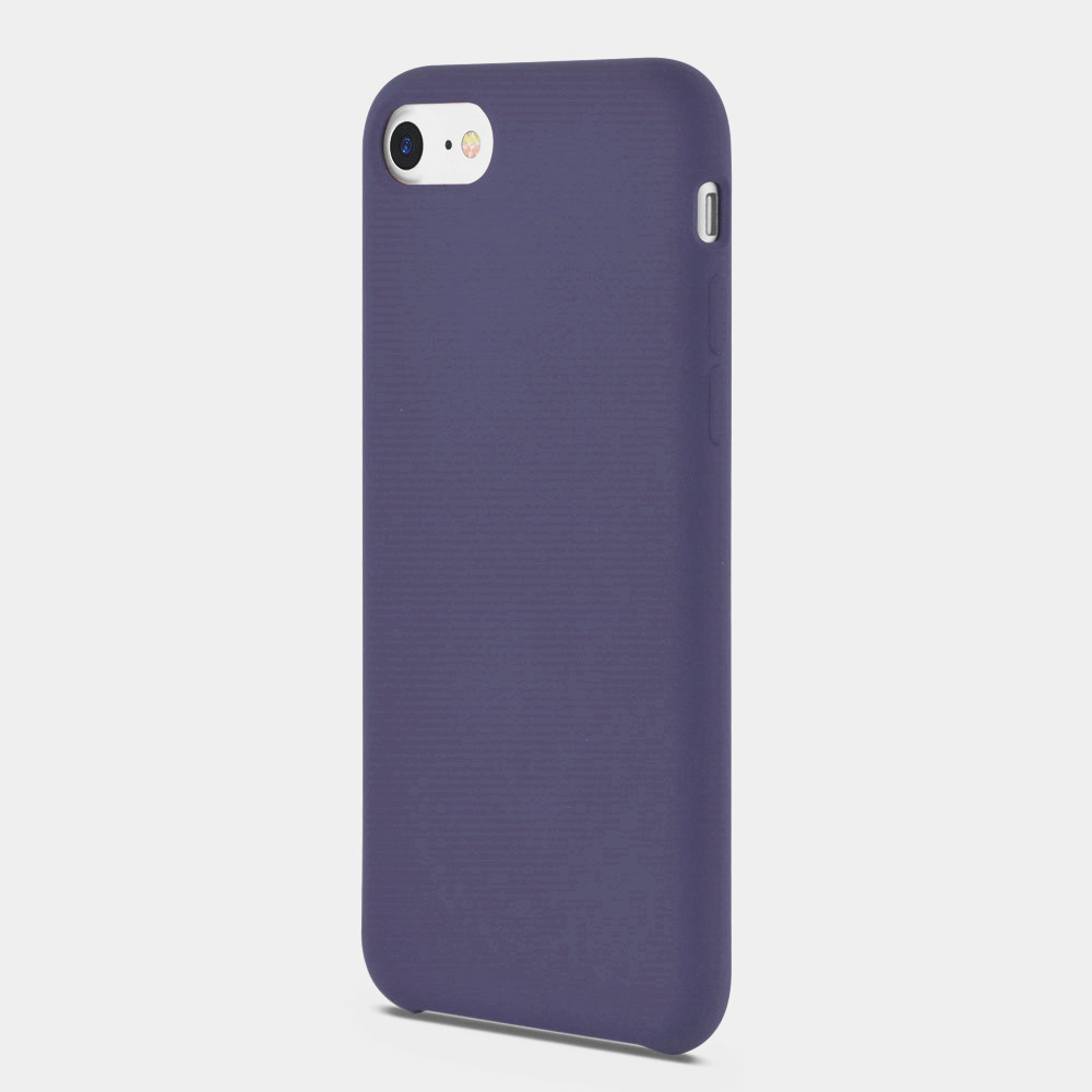 purple liquid silicone phone cover