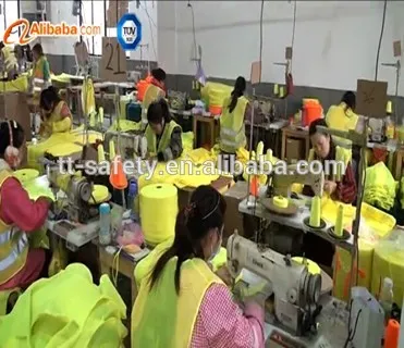 100% polyester high visibility 3M Scotchlite Reflective Material 3M reflective safety jacket