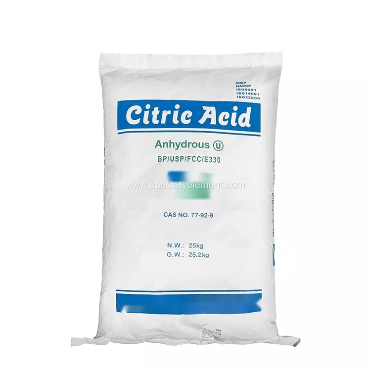 Food Grade Citric Acid Anhydrous 30-100Mesh