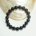 Black Pearl Bead Stretch Bracelets