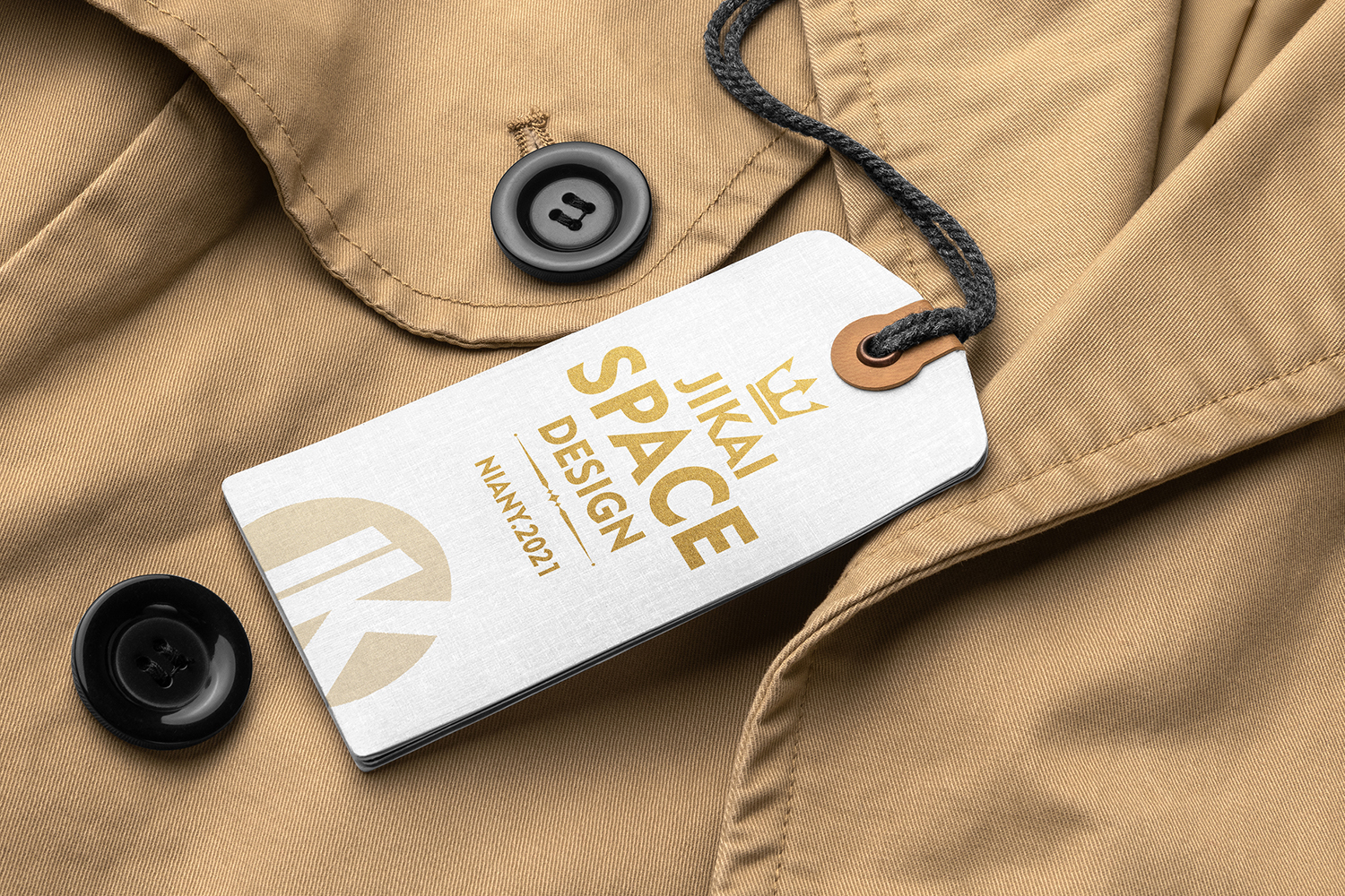 Clothing label hang tag