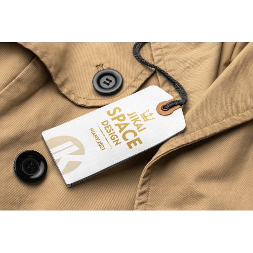 Clothing label hang tag