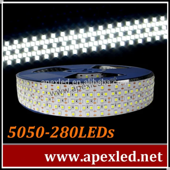 SMD5050 280leds led back light strip led ceiling strip light in 5 row