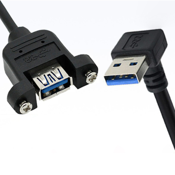 USB Een mannetje tot een vrouwelijke paneelbevestiging