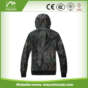 OEM Raincoat PU Waterproof Jacket For Outdoor