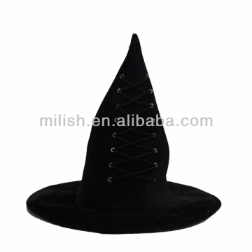 Halloween Cheap Wholesale Fancy Decorative Satin fabric Witch Hat MH-1788