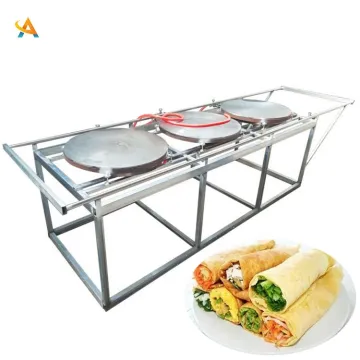 Hand Push Dosa Baking Machine: Automatic Flat Arabic Bread Making Machine