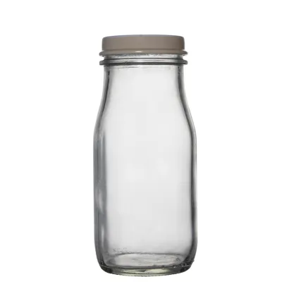 280ml Square Coffee Milk Glass Bottle
