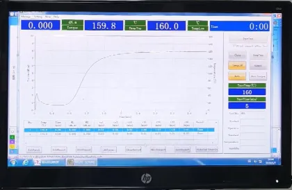Rubber Moving Die Rotorless Rheometer Testing Machine