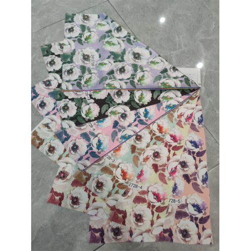 100% Polyester Women's Printed Satin Fabrics
