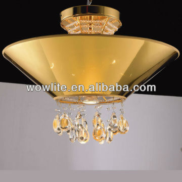 2013 luxury gold shade modern metal arabian ceiling lamps X1469-4+1GO