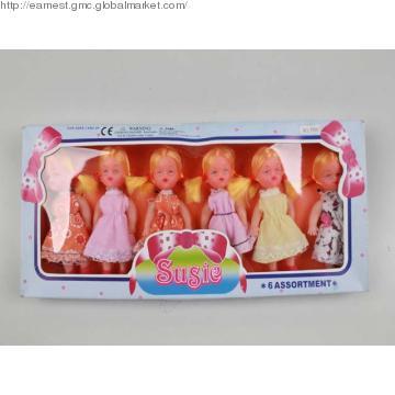4 Inch Doll(Six Pcs Assortment)
