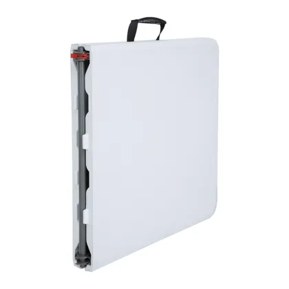 4ft HDPE Outdoor Recreational Plastic Folding Table - Tube Retractable Dining Table HY-Z122C