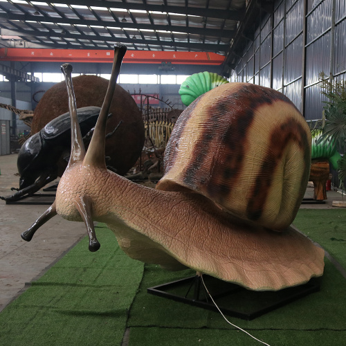Large animatronic insect snail