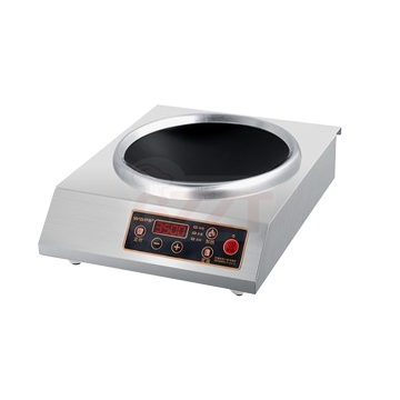 High-Power Industrial Stainless Steel Electromagnetic Stove 3500W Commercial Portable Induction Cooker