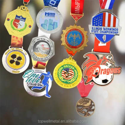 Custom 3D Sports Champion Metal Medal