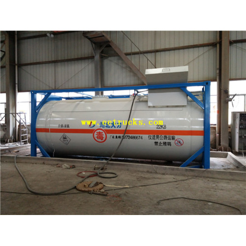 20feet 22000L Thùng chứa chất lỏng chứa Clo