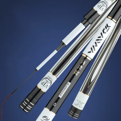 Ultra Light Carbon Fiber Carp Fishing Rods 3.6m-7.2m 5 Section Telescopic Rod Pod