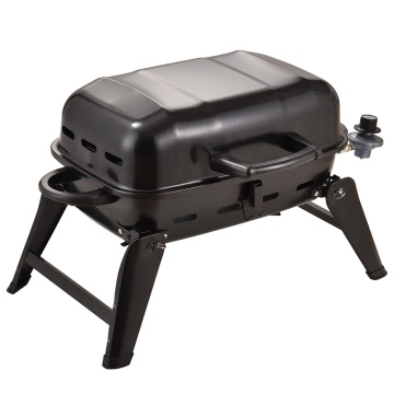 Portable Propane BBQ Gas Grill: A Convenient Folding Tabletop Gas Grill for Outdoor Cooking and Campfire Adventures