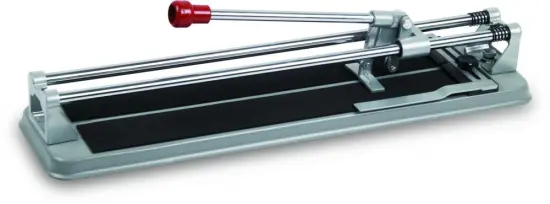 Mannal tile cutter with steel base