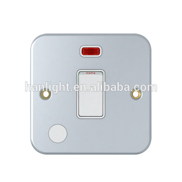 BS 20A double pole Switch with neon
