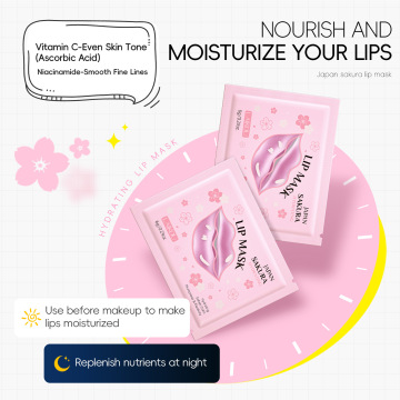 Private Label Natural Vegan Collagen Pink Beauty Cherry Lip Sleeping Mask