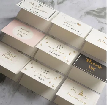 Small greeting cards with custom design