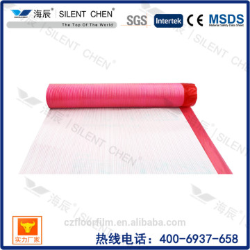 Mositureproof White EPE foam underlayment with pe film