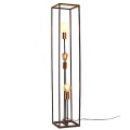 Iron three-head floor lamp