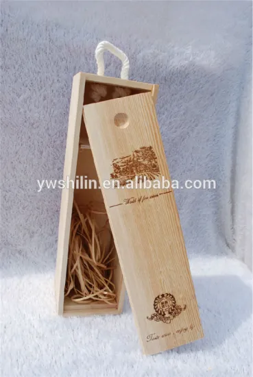 wooden wine packaging box / wooden wine boxes for sale/ custom wooden wine gift box