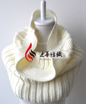 Acrylic Knitted shawl (12-BR201712-3)