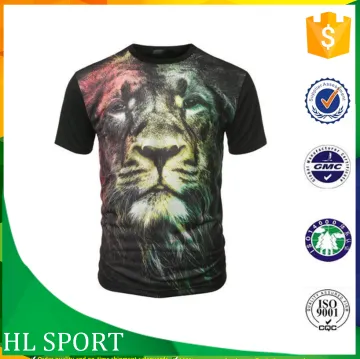 Wholesale Sublimation Printing 3D Longsleeve Gym Tshirt