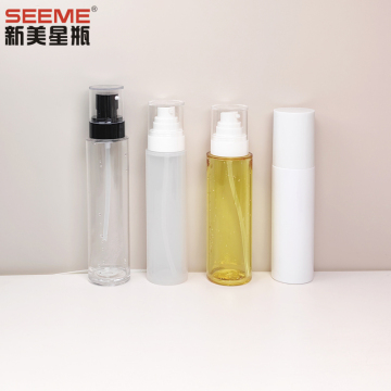 100ml to 180ml PET Plastic Toner and Lotion Pump Bottles