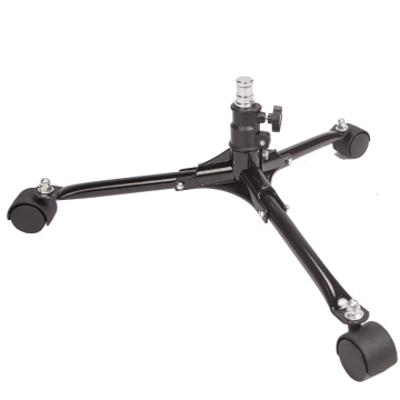 Foldable Castor Wheels Dolly with Swivel Brake for Photo Studio