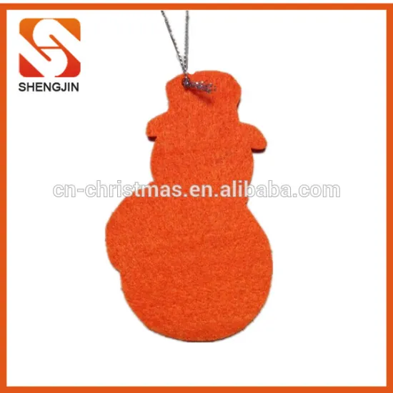 SJ-L6073 Christmas Felt snowman shape tree decoration